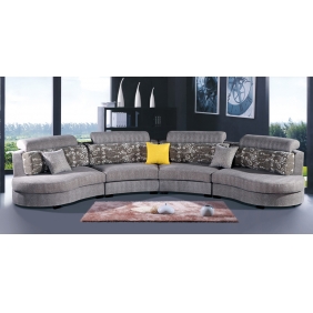 stylish round sofa
